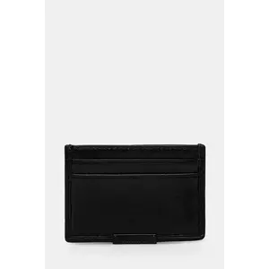 AllSaints portofel de piele DOVE barbati, culoarea negru, M166XB imagine