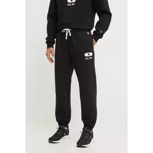 Champion pantaloni de trening culoarea negru, cu imprimeu, 220434 imagine