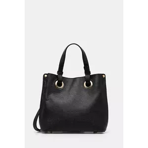 Answear Lab poseta de piele culoarea negru imagine