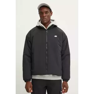 New Balance geaca barbati, culoarea negru, de iarna, oversize, MJ44581BK imagine