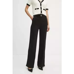 Morgan pantaloni PTRAP.F femei, culoarea negru, lat, high waist, PTRAP.F imagine