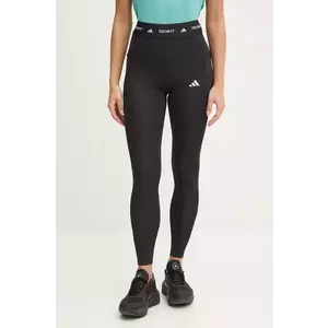 adidas Performance leggins de antrenament TF Cold.RDY culoarea negru, cu imprimeu, IT2274 imagine