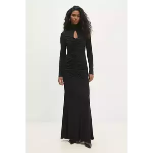 Answear Lab rochie culoarea negru, maxi, mulata imagine