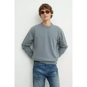G-Star Raw hanorac de bumbac barbati, culoarea gri, neted, D25527-D395 imagine