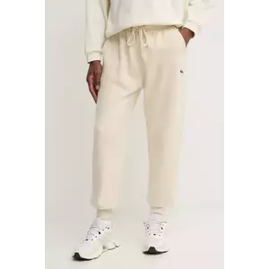 Abercrombie & Fitch pantaloni de trening culoarea bej, cu imprimeu, KI134-4098 imagine