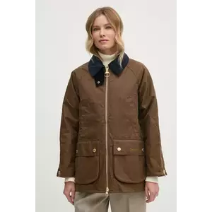Barbour geaca femei, culoarea maro, de tranzitie, LWX1447TA51 imagine
