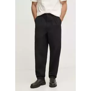 Barbour pantaloni de bumbac culoarea negru, cu fason chinos, MTR0756BK31 imagine