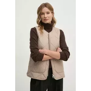 Barbour vesta femei, culoarea bej, de tranzitie, LGI0189BE33 imagine