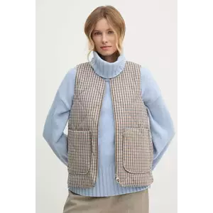 Barbour vesta femei, culoarea bej, de tranzitie, LGI0191BL31 imagine