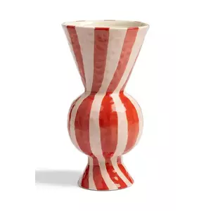 &k amsterdam vaza decorativa rhombic red imagine