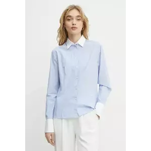 Boss Orange cămașă din bumbac femei, cu guler clasic, regular, 50536260 imagine