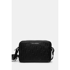Karl Lagerfeld borsetă de piele K/LOOM culoarea negru, A1M30067 imagine