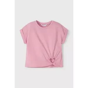 Mayoral tricou de bumbac pentru copii culoarea roz, 3006 imagine