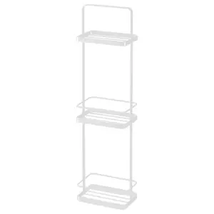 Yamazaki organizator de baie Tower culoarea alb imagine