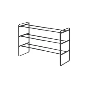 Yamazaki suport de pantofi extensibil Frame culoarea negru imagine