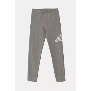 adidas leggins copii culoarea gri, cu imprimeu, JC9631 imagine