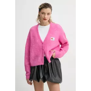 American Vintage cardigan femei, culoarea roz, light, NEN19AE25 imagine
