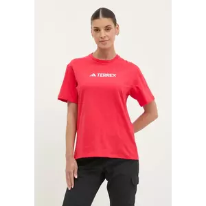 adidas TERREX tricou femei, culoarea rosu, JF9134 imagine