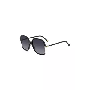 Carolina Herrera ochelari de soare femei, culoarea negru imagine
