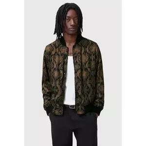 AllSaints geaca bomber cu doua fete SOUNDVIEW culoarea negru, de tranzitie, M006OC imagine