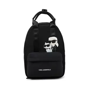 Karl Lagerfeld ghiozdan copii culoarea negru, mare, cu imprimeu, Z30559 imagine