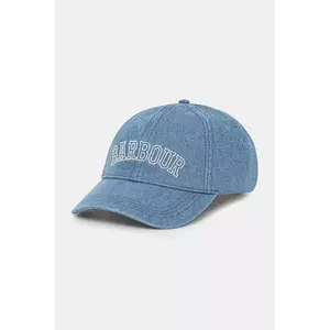 Barbour șapcă de baseball din denim Emily cu imprimeu, LHA0582BL31 imagine