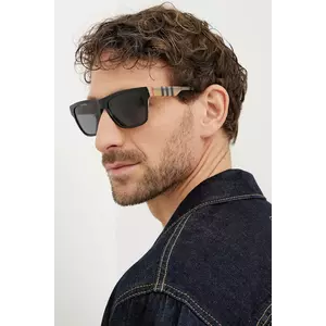 Burberry ochelari de soare barbati, culoarea negru, 0BE4293 imagine