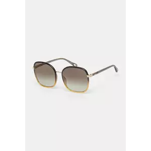 Chloé ochelari de soare femei, culoarea negru, CH0031S imagine