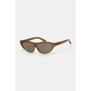 Saint Laurent ochelari de soare femei, culoarea maro, SL 704 imagine