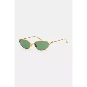 Bottega Veneta ochelari de soare femei, culoarea auriu, BV1330S imagine