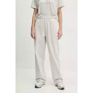 P.E Nation pantaloni de trening Eastside femei, culoarea gri, neted, 251P212 imagine