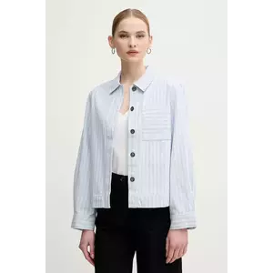 Barbour camasa din bumbac June femei, cu guler clasic, relaxed, LOS0070BL23 imagine