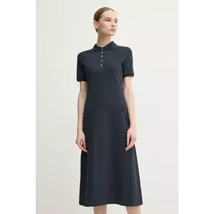 Barbour rochie Celeste culoarea albastru marin, midi, evazati, LDR0917NY73 imagine