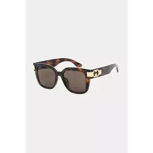 Gucci ochelari de soare femei, culoarea maro, GG1690SK imagine
