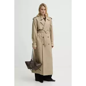 Filippa K trenci din bumbac femei, culoarea bej, de tranzitie, 31569 imagine