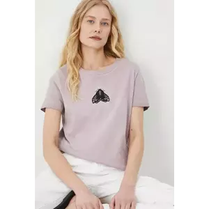 Medicine tricou din bumbac femei, culoarea roz imagine