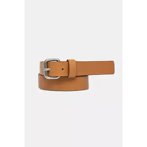 Weekend Max Mara curea de piele femei, culoarea maro, 2515501065600 imagine