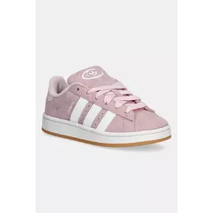 adidas Originals sneakers de piele întoarsă pentru copii CAMPUS 00s culoarea roz, JP5507 imagine