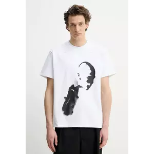 Heliot Emil tricou barbati, culoarea alb, cu imprimeu, SS25_M_09_041_WHT02_CO imagine
