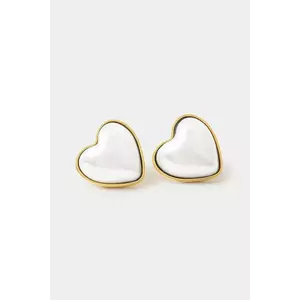 AMBUSH cercei de argint Pearl Heart Stud Pierce 12115240 imagine