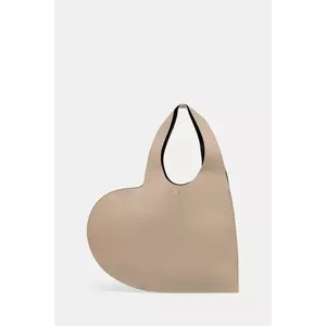 Coperni geantă de piele Heart Tote culoarea bej, COPBA14F6012 imagine