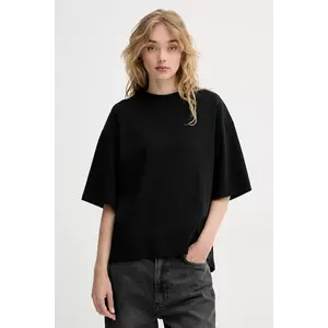 AllSaints tricou din bumbac AMELIE femei, culoarea negru, W195JA imagine