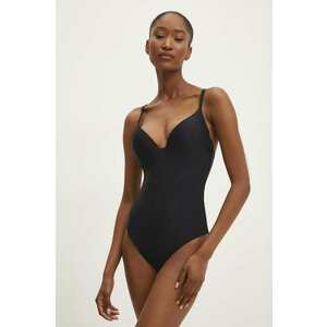 Answear Lab costum de baie dintr-o bucată culoarea negru, cupa rigidizata imagine
