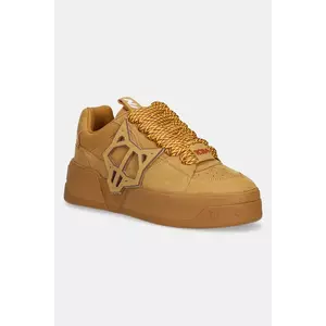 Naked Wolfe adidași din nubuc Kosa barbati, culoarea maro, Kosa Wheat imagine