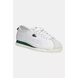 Lacoste sneakers din piele CLUB-LOW culoarea alb, 49SFA0043 imagine