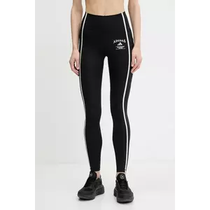 adidas Performance leggins de antrenament Optime culoarea negru, cu imprimeu, JG6150 imagine