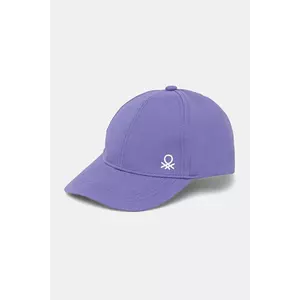 United Colors of Benetton șapcă culoarea violet, uni, 6YCTCA01Y imagine