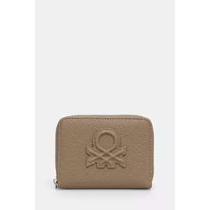 United Colors of Benetton portofel femei, culoarea bej, 618UDY071 imagine