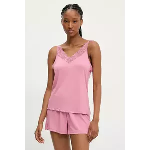 Answear Lab pijama femei, culoarea roz imagine
