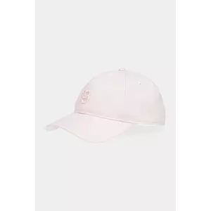 BOSS șapcă de baseball din bumbac culoarea roz, cu imprimeu, 50533348 imagine